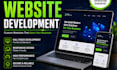 do website development as full stack web developer, PHP laravel HTML csss react