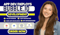 build bubble website bubble app with bubble io bubble mvp saas bubble developer