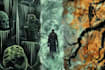 create dark art illustration
