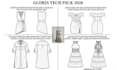 draft fashion apparel tech pack, clothing tech pack, technical flat sketch