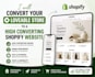 convert your loveable store to a high converting shopify website