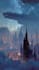 design a sci fi fantasy book cover design that sells