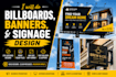 digital billboard, signage, billboard creative design