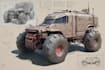 draw sci fi vehicle design and spaceship concept art