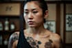 make a traditional japanese irezumi tattoo