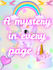 design unicorn digital and printable notebook