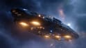 sci fi art and spaceship design