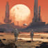 make sci fi illustration and sci fi sci fi illustration art