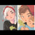 create flat funny cartoon character mascot