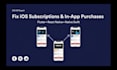solve issues in ios subscription, in app purchase flutter, react native, swift
