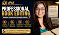 do book editing, book proofreading, and copy editing for your manuscript