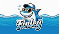 do shark mascot logo design in 1 day