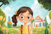 do cute children book cover, children book design