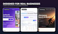 design a premium startup website UI UX in figma