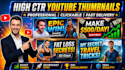 design eye catching youtube thumnails
