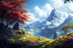 design stunning fantasy landscape