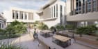 design educational facility in 3d, school curriculum, classroom activity, campus