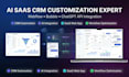 customize ai saas webflow crm, saas webapp software, saas crm bubble chatgpt api