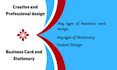 design business card and stationary