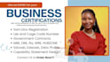 get your wosb, mbe, dbe, 8a, sba certification, sam gov, uei, cage code, USA llc