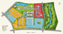 design property map, land layout and real estate map illustration