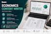 write professional finance banking and economics articles