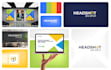 design a modern wordmark saas tech b2b startup logo