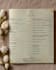 design a modern restaurant menu