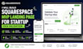 build professional squarespace landing page for startup mvp and idea validation