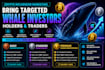 do crypto influencer marketing to attract targeted whale investors, holders