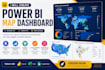 create power bi map dashboard