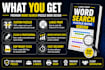 create custom word search puzzle book for amazon KDP