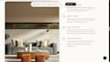 design a interior design studio website with portfolio