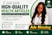 write engaging SEO article and blog posts