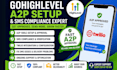 setup ghl a2p 10dlc, SMS compliance and phone verification