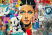 create a unique street pop art collage