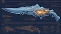 create weapon design and illustration