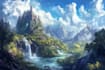 design stunning fantasy landscape