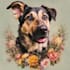 create a memorial pet portrait for engraving