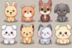 draw animals cartoon illustration