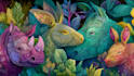 draw an animal and botanical illustrations