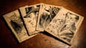 create a vintage horror comics artwork