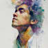 creat professional surrealist watercolor artwork