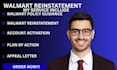 reinstate your walmart suspended account professionally