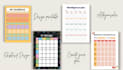design custom digital and printable planner , notebook and journal