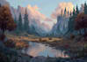 do fantasy landscapes and scenery art