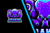 do make an modern creative custom kraken logo