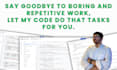 automate excel and google sheets