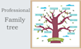 design a custom and professional family tree chart