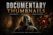 design cinematic documentary youtube thumbnails